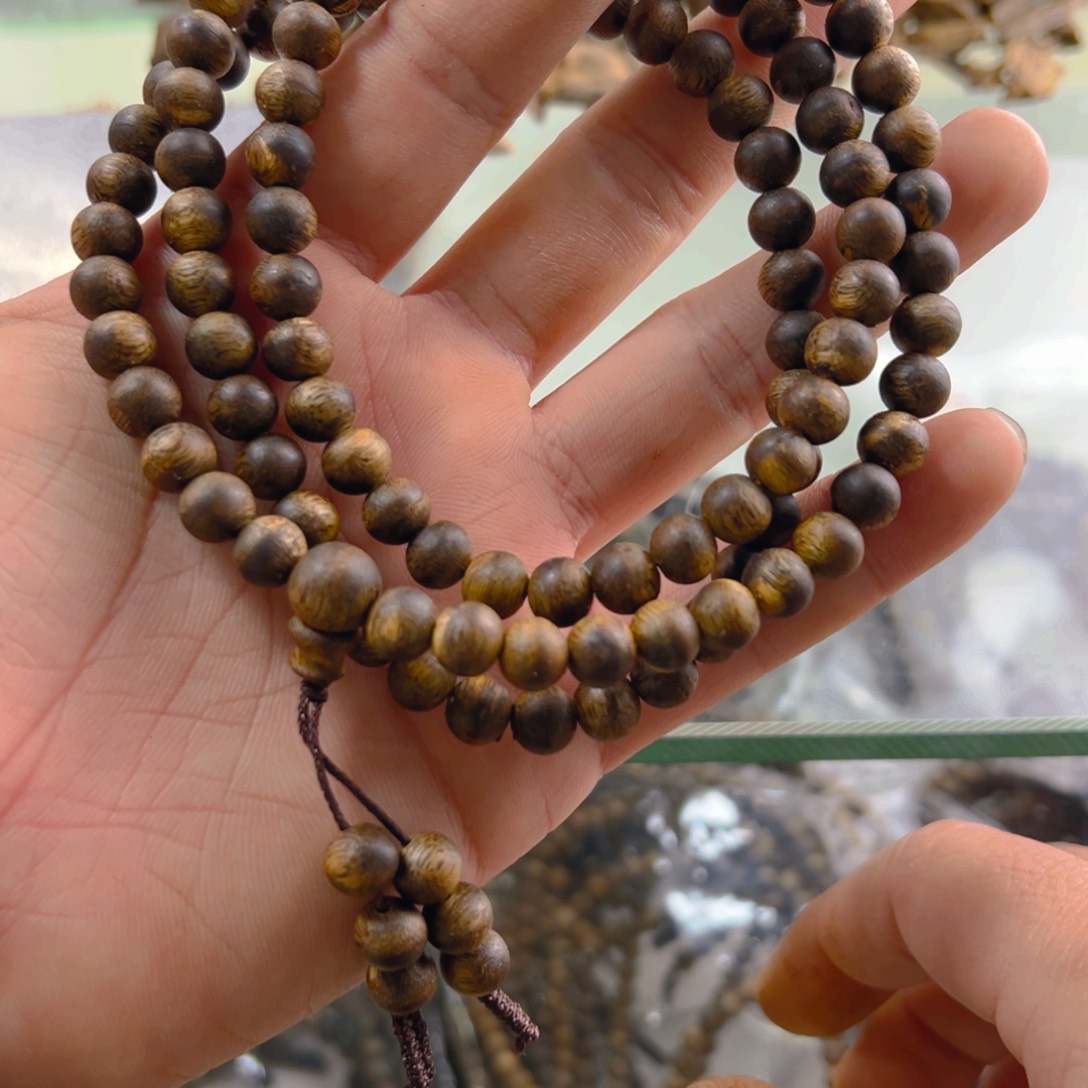 沉香手串07多圈珠串一条18克