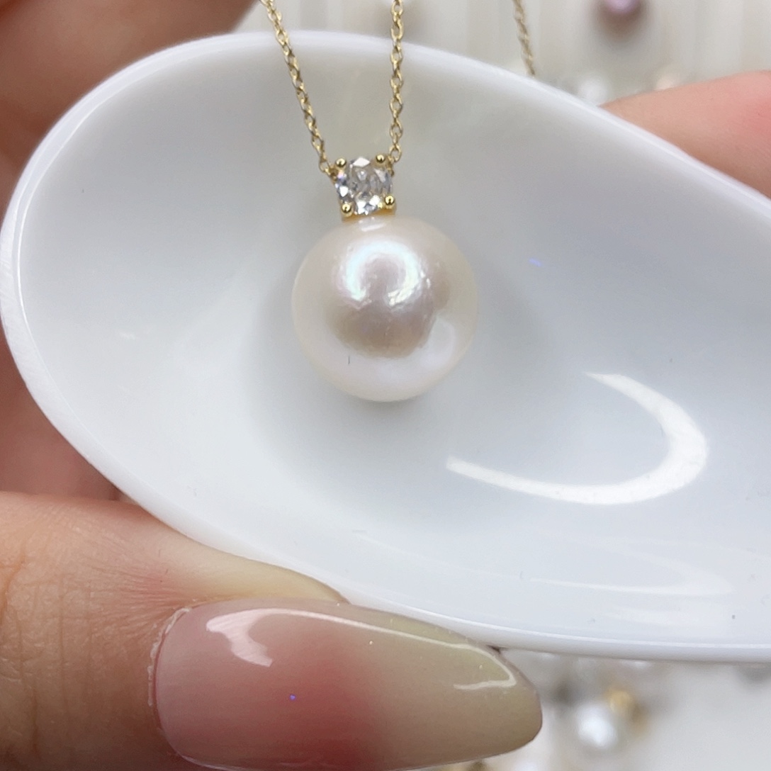 淡水珍珠未镶嵌吊坠(赠链)