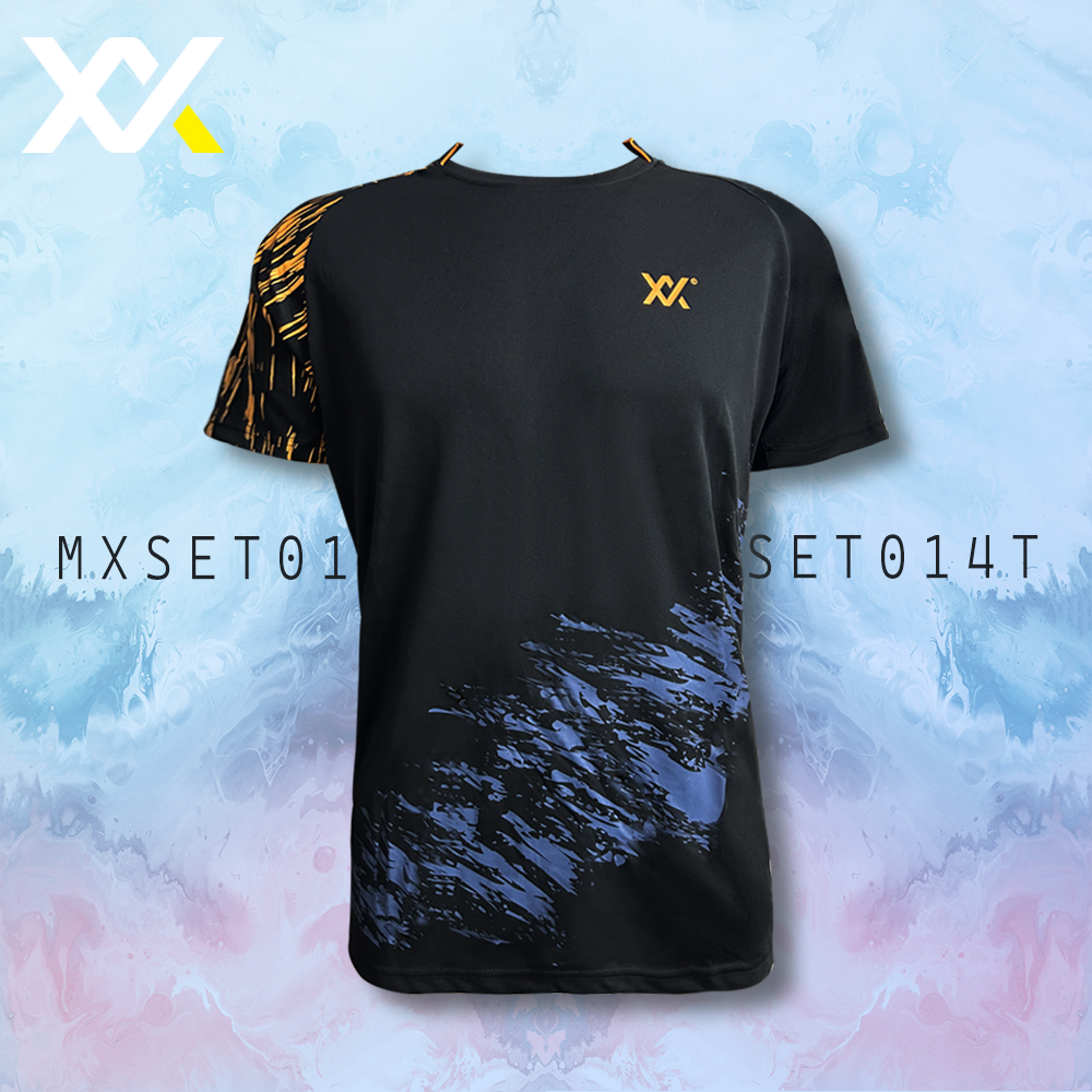 MAXX玛速正品速干吸汗透气羽毛球服半袖大赛服训练服MXSET014T