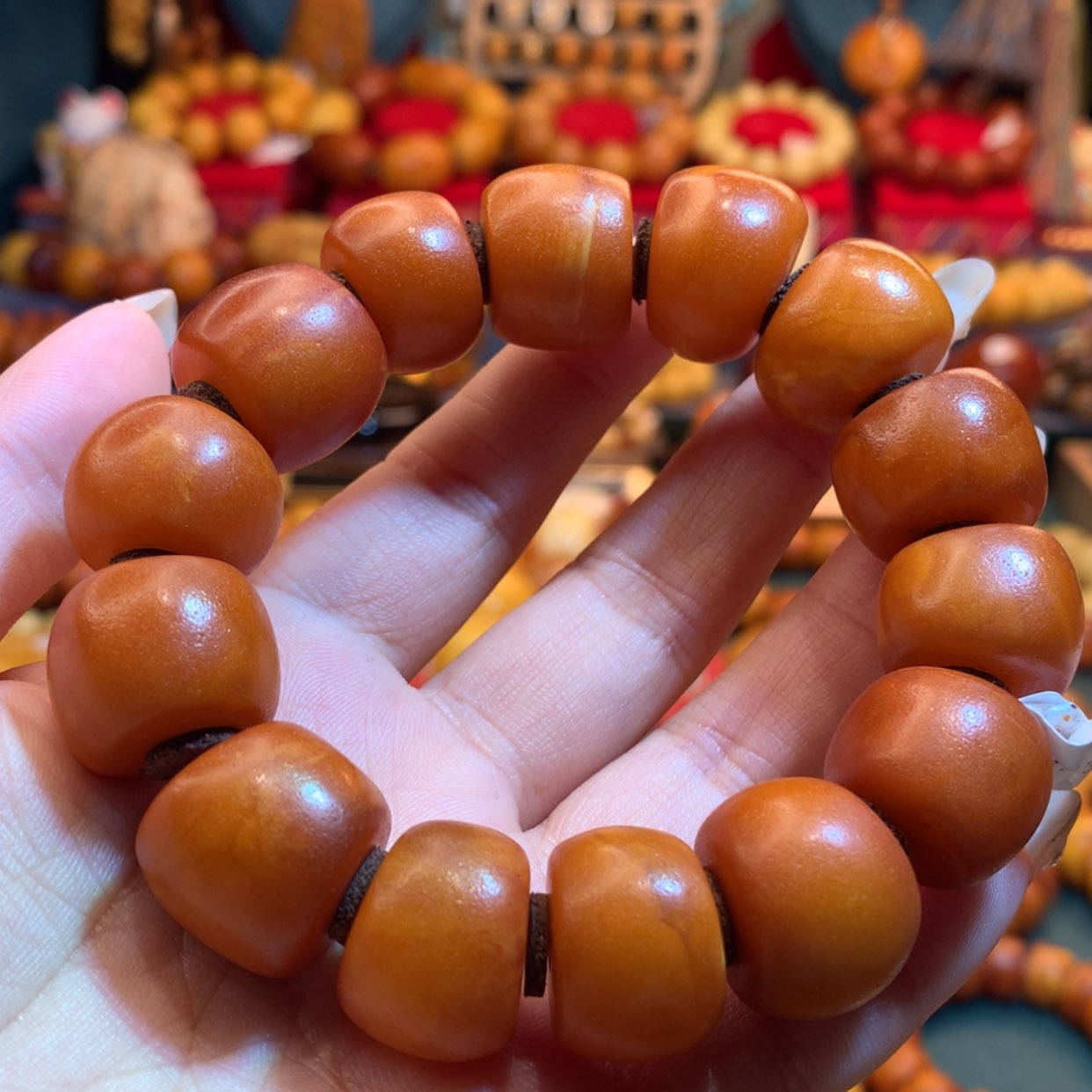 【闪购商品】蜜蜡手串未镶嵌蜜蜡手串