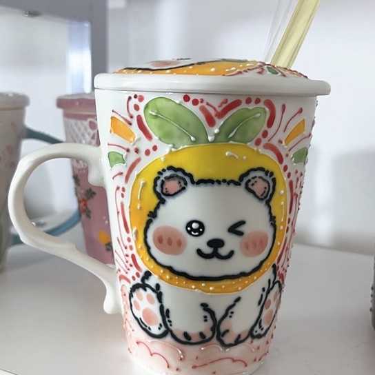 手绘高温釉下彩陶瓷