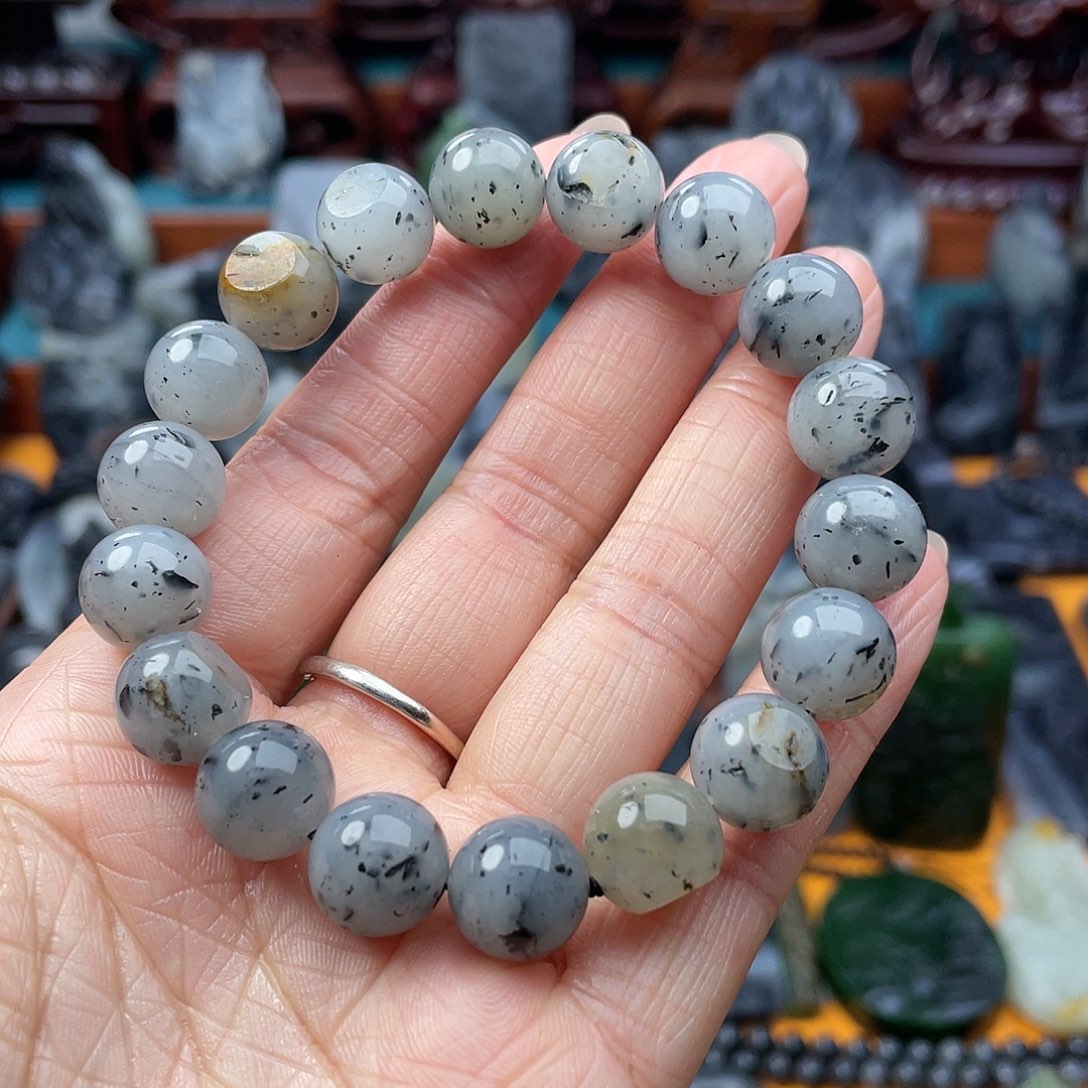 和田玉未镶嵌手链