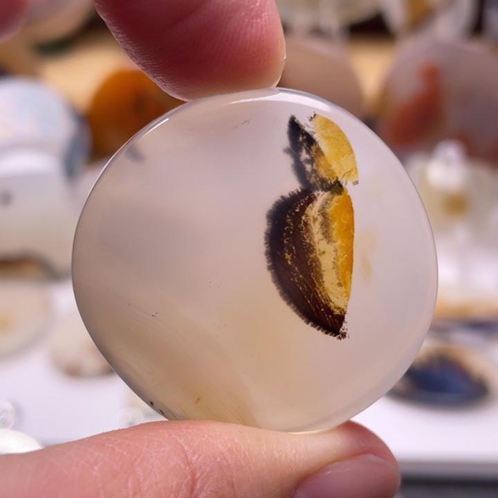 玛瑙/玉髓未镶嵌吊坠(不含链)