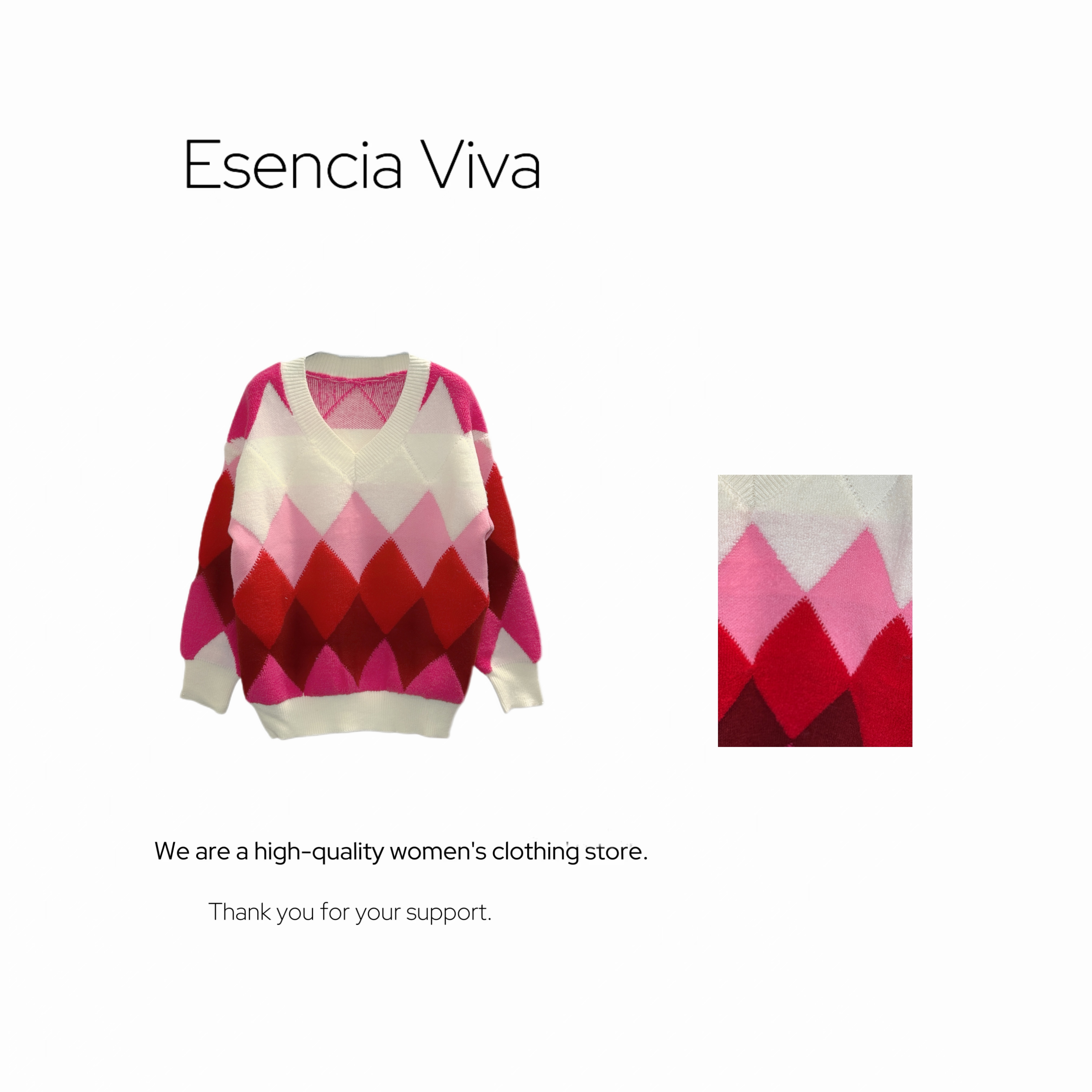 EV.【原创设计】时尚柔软开衫气质长袖毛衣S017