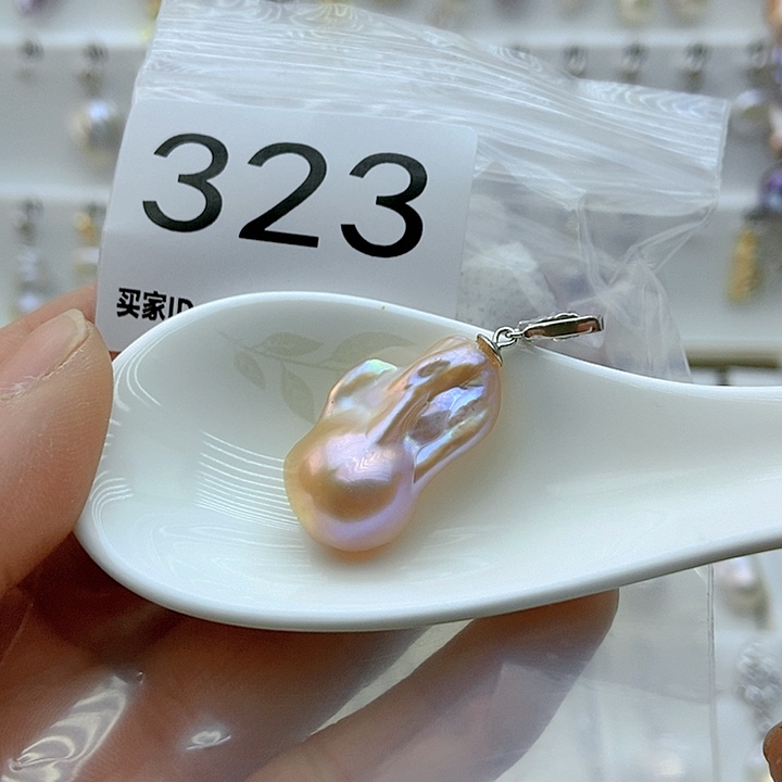 淡水珍珠颈饰银S925镶嵌