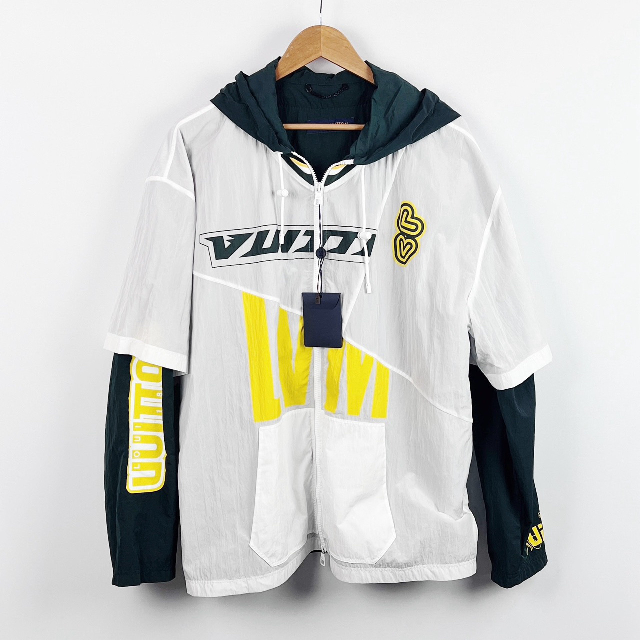 全新未使用 LouisVuitton/路易威登 52码 拼接印花棒球外套lm3086