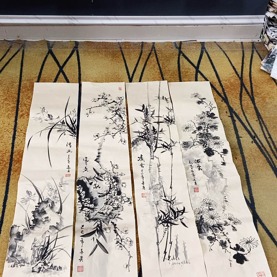 国画赵春英23.120手绘画心