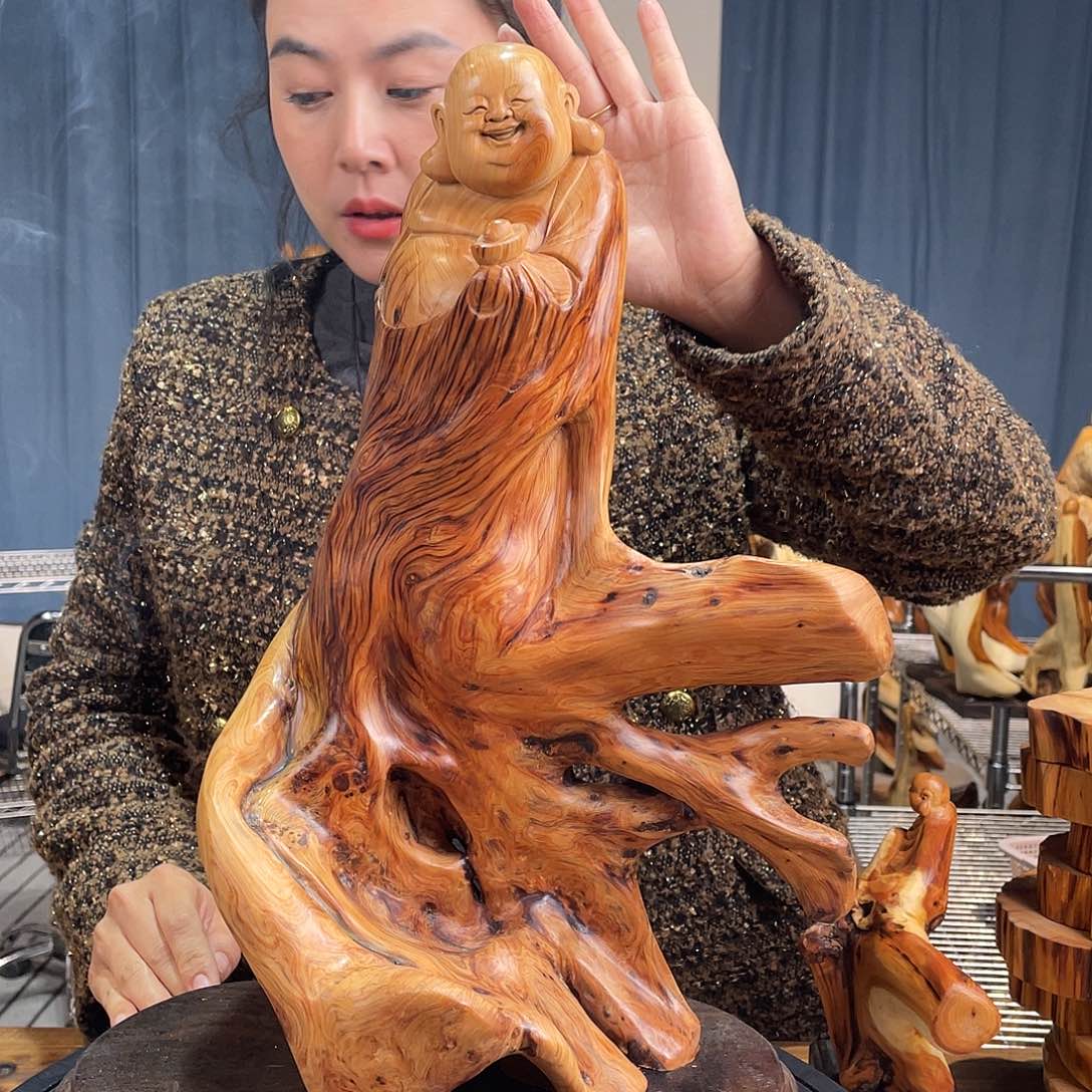 柏木（崖柏）随型艺术根雕