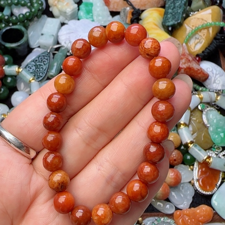 翡翠颈饰未镶嵌天然A货58