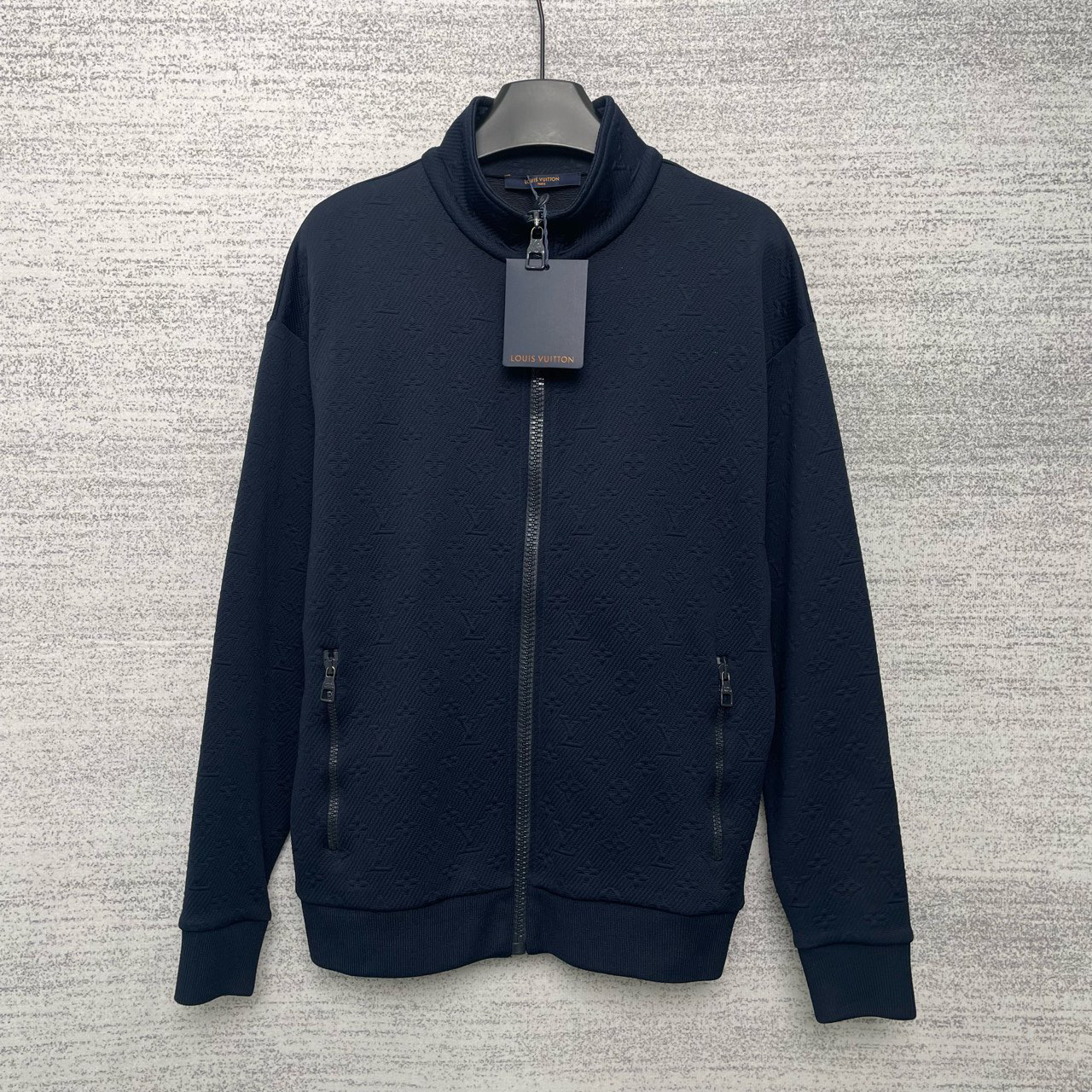 未使用 LouisVuitton/路易威登 D500719/暗纹印花立领外套/XS码