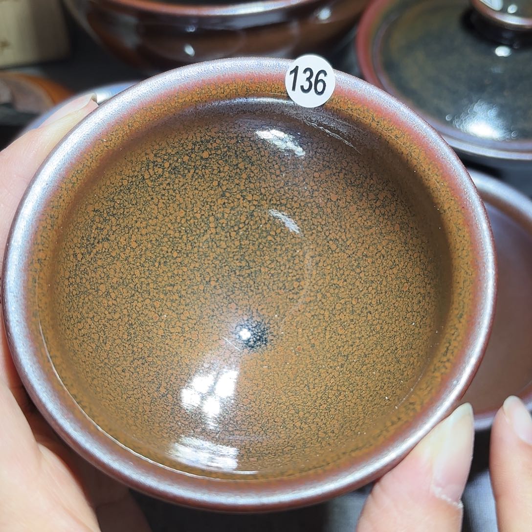 茶盏子衿手工柴烧原矿釉茶盏136