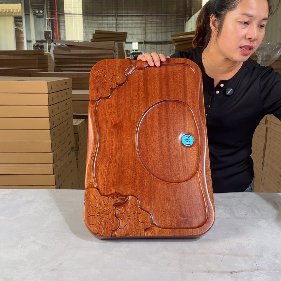 花梨木茶盘55*35尺寸