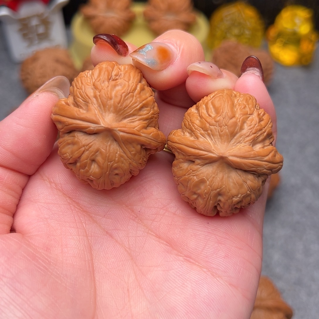 把件文玩核桃毕业精品精配元宝37.8全品球宝