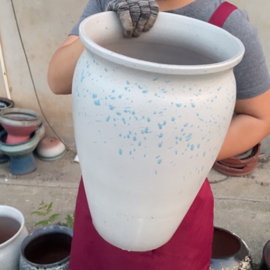 紫砂花盆口25高41正品正品