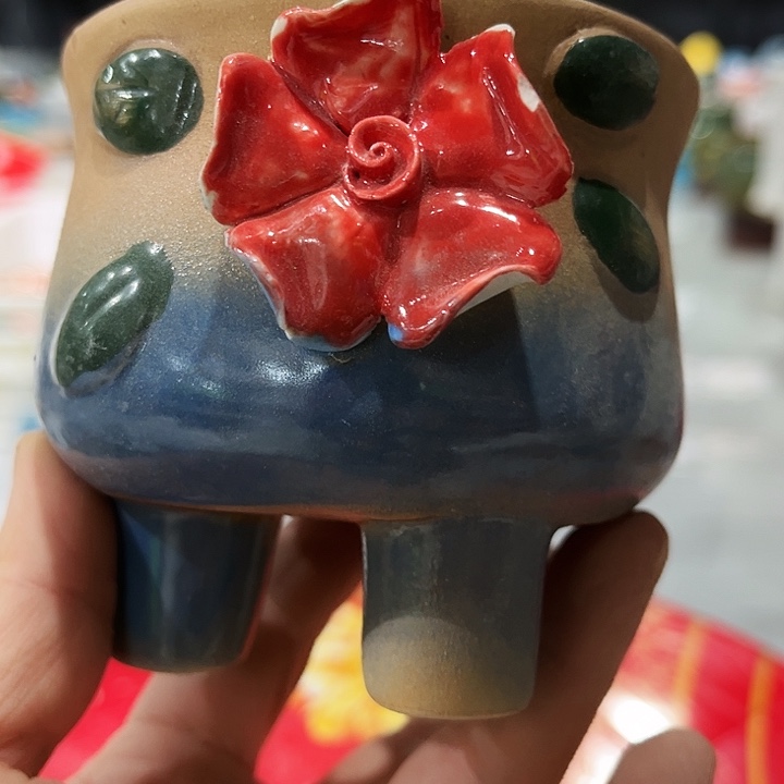 瓷片花盆多肉植物陶瓷艺术品