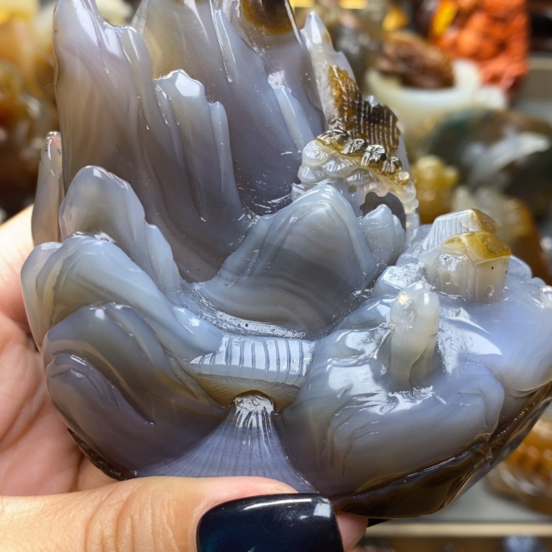 玛瑙/玉髓摆件未镶嵌