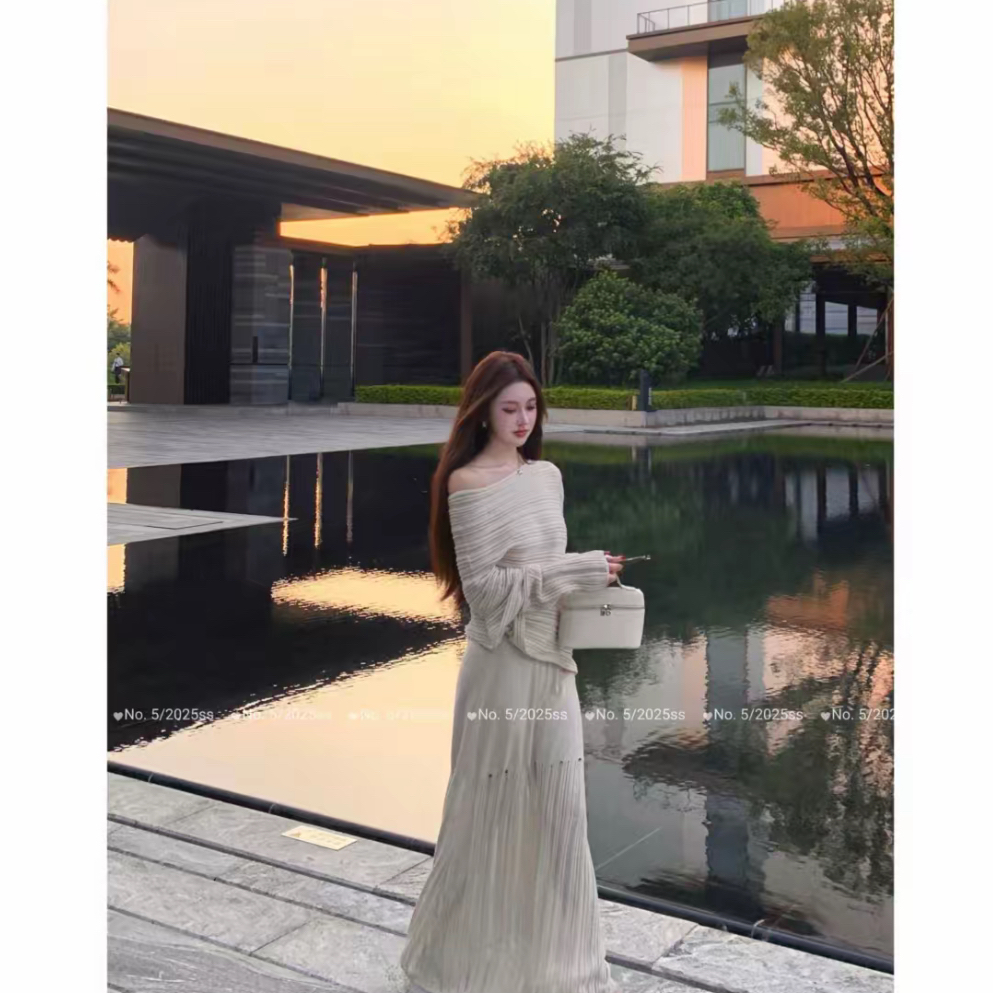 29-69链接复古纯欲风显瘦千金设计师款女装气质时尚