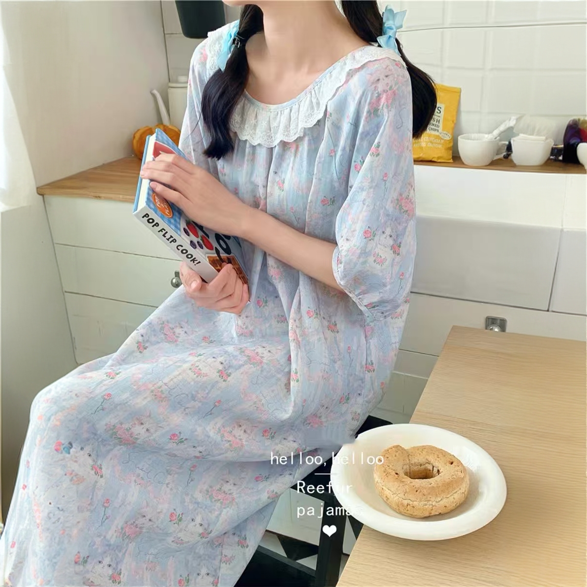 3.【睡裙款】先选编码！后选尺码！ins睡衣家居服