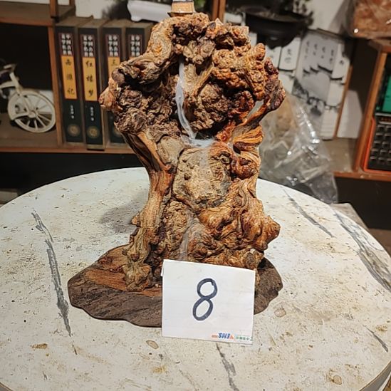 新***材泥塑8北沉香琥珀木天然造型山水摆件