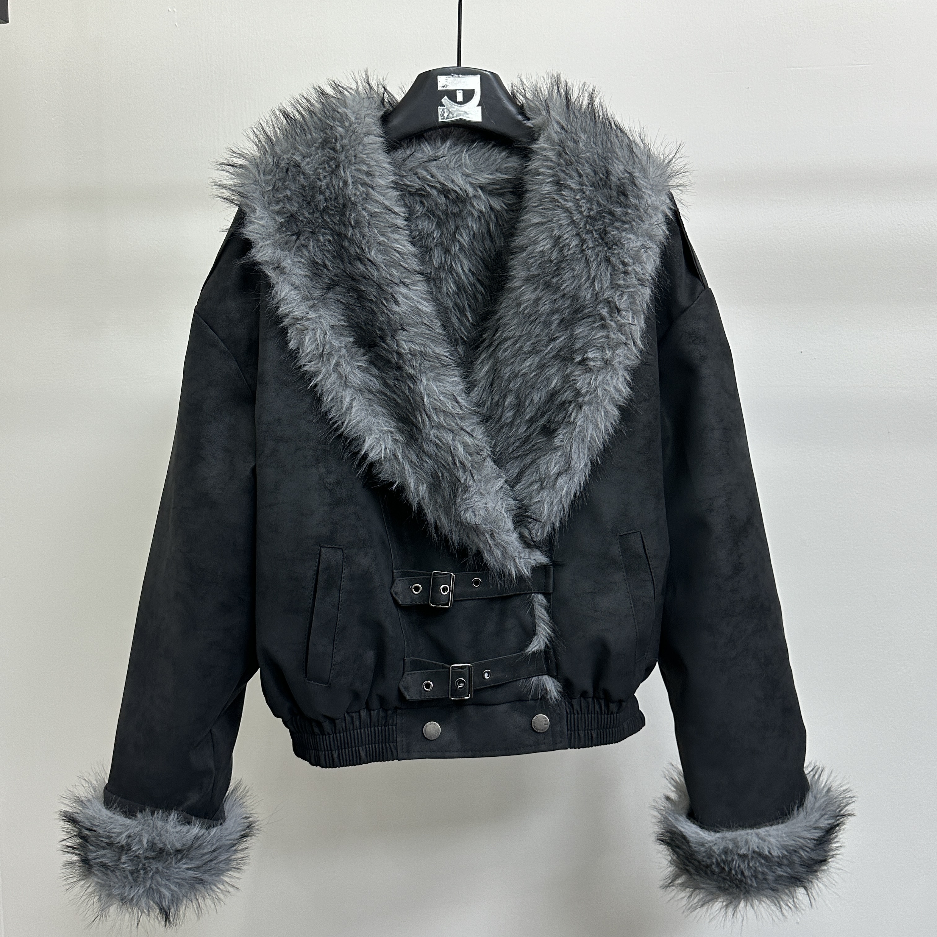 DAXIECHA | 冬季时尚毛领加厚外套#29026