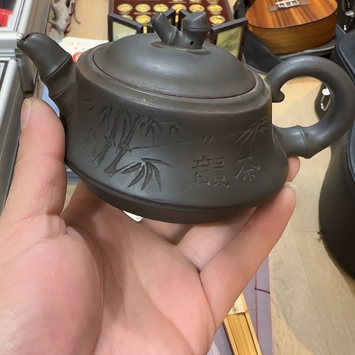 钟***我大叶紫檀（黑酸枝木类）老物件老物件