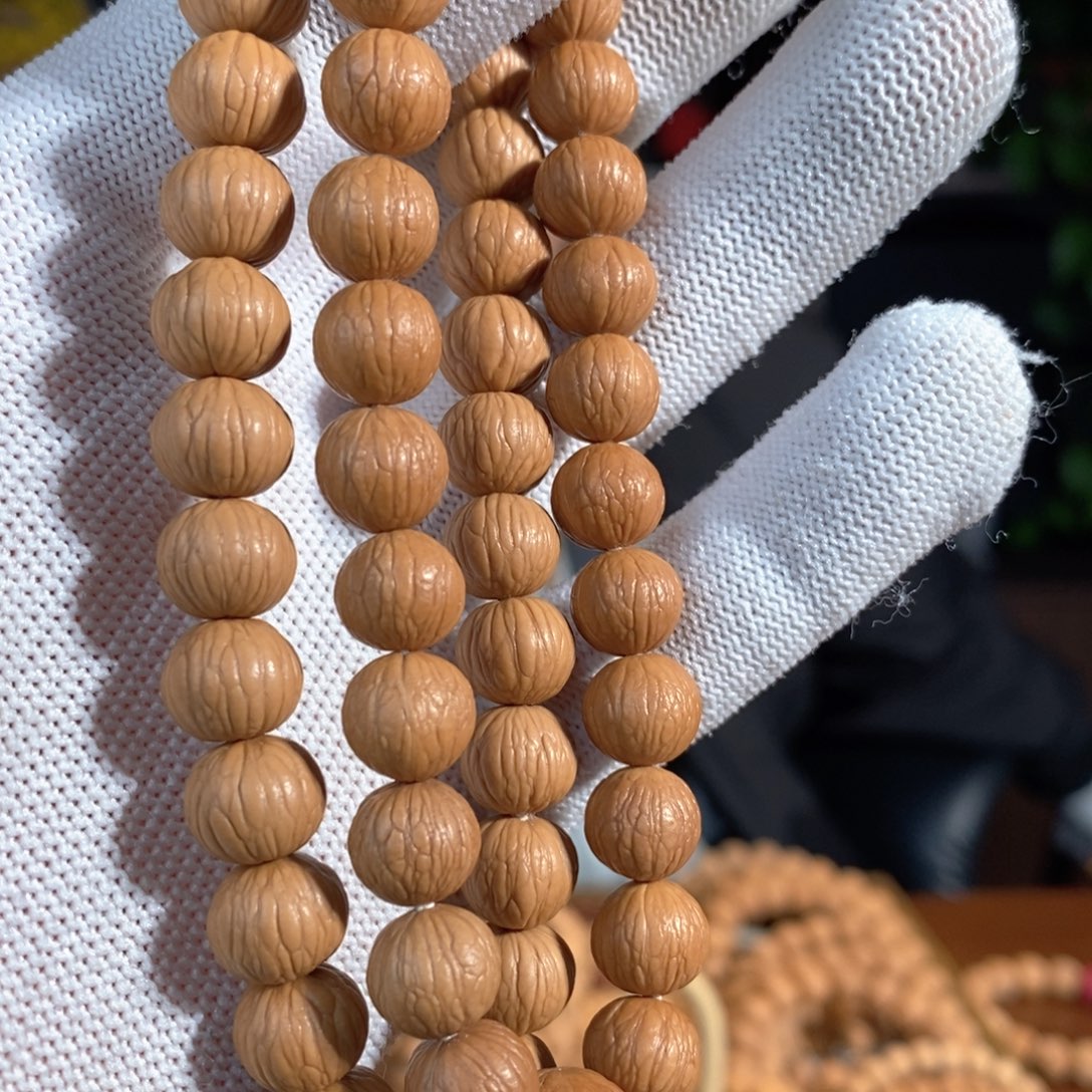 《***》手串猴头核桃10三维同尺凤羽全品无暇