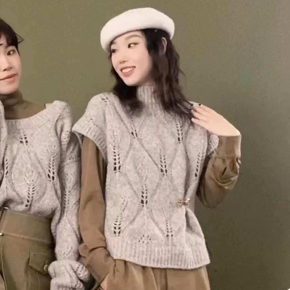 不支持退换 5399533 时尚保暖百搭针织背心