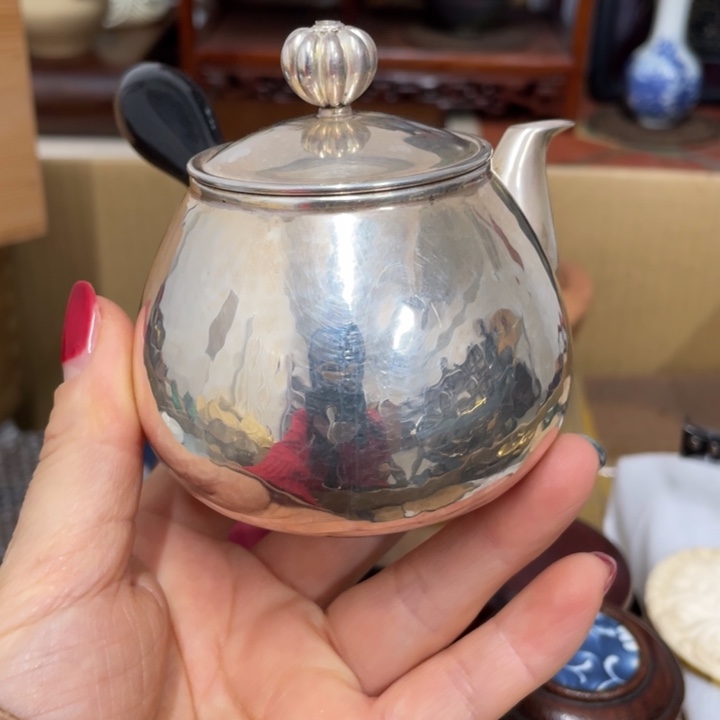 银中古艺术品摆件