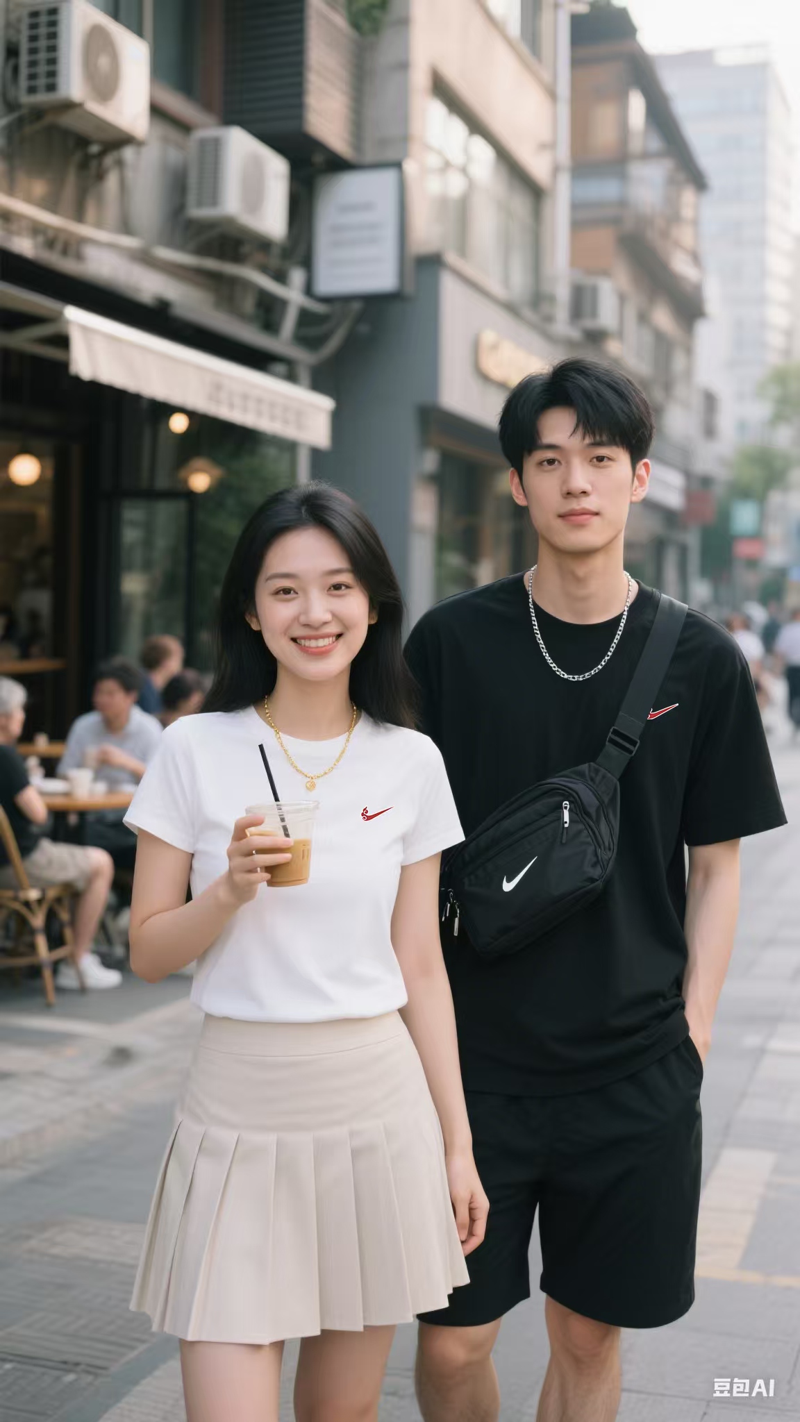 KFZ【一折粉丝福利】夏季男女同款百搭时尚潮牌短袖T恤