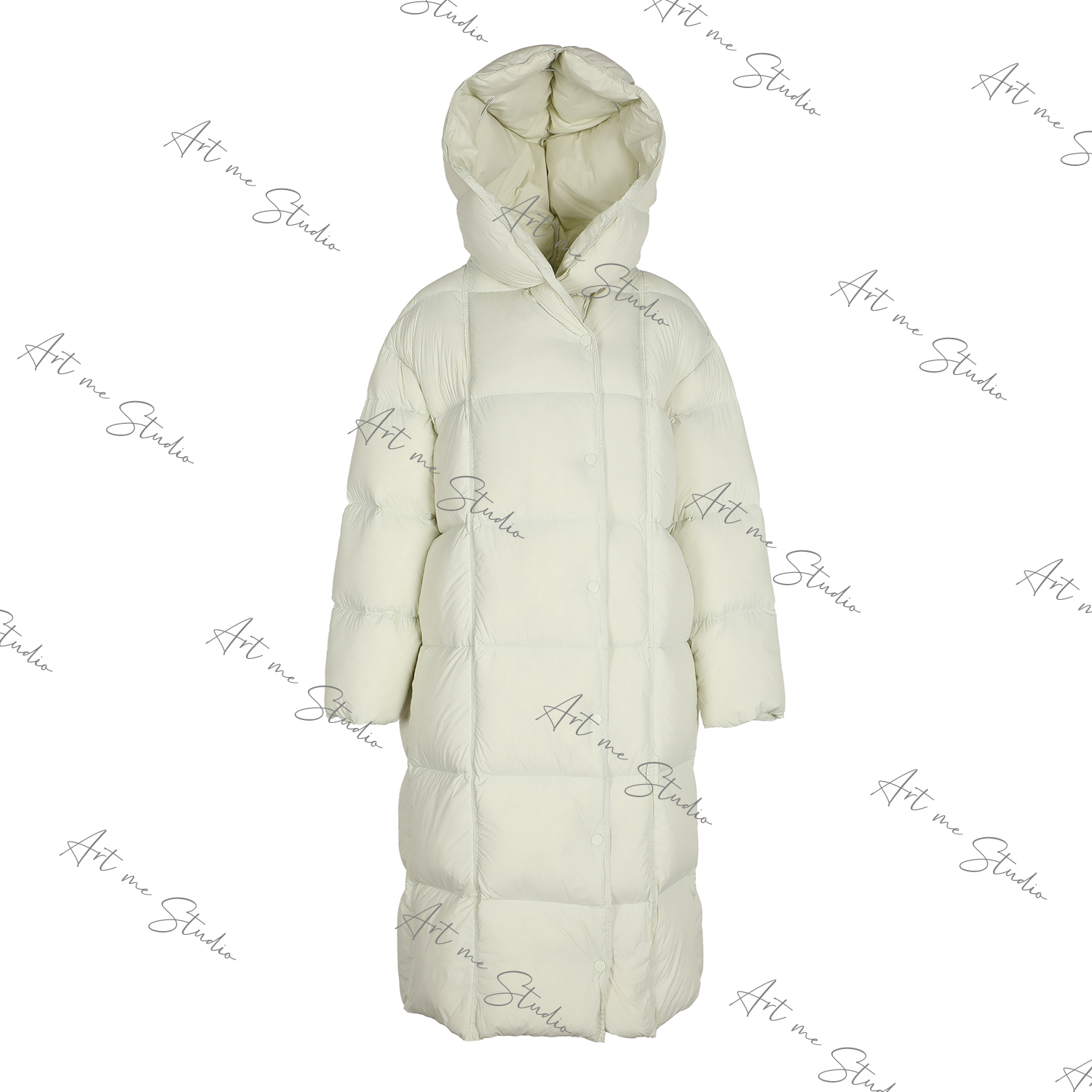 24272507长款90白鸭绒羽绒服