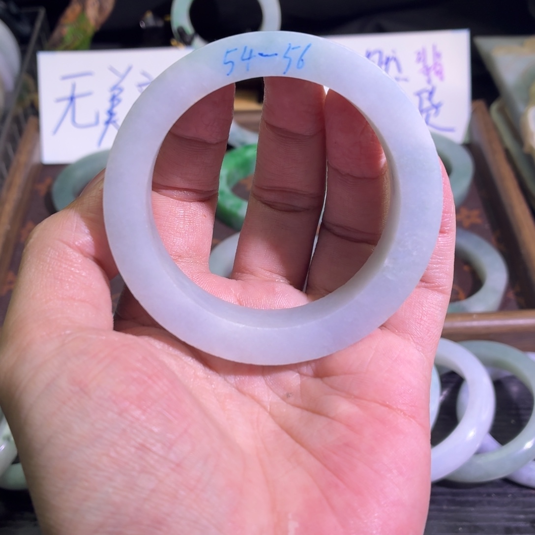 定制翡翠未镶嵌天然纹理随机，追求完美者慎拍