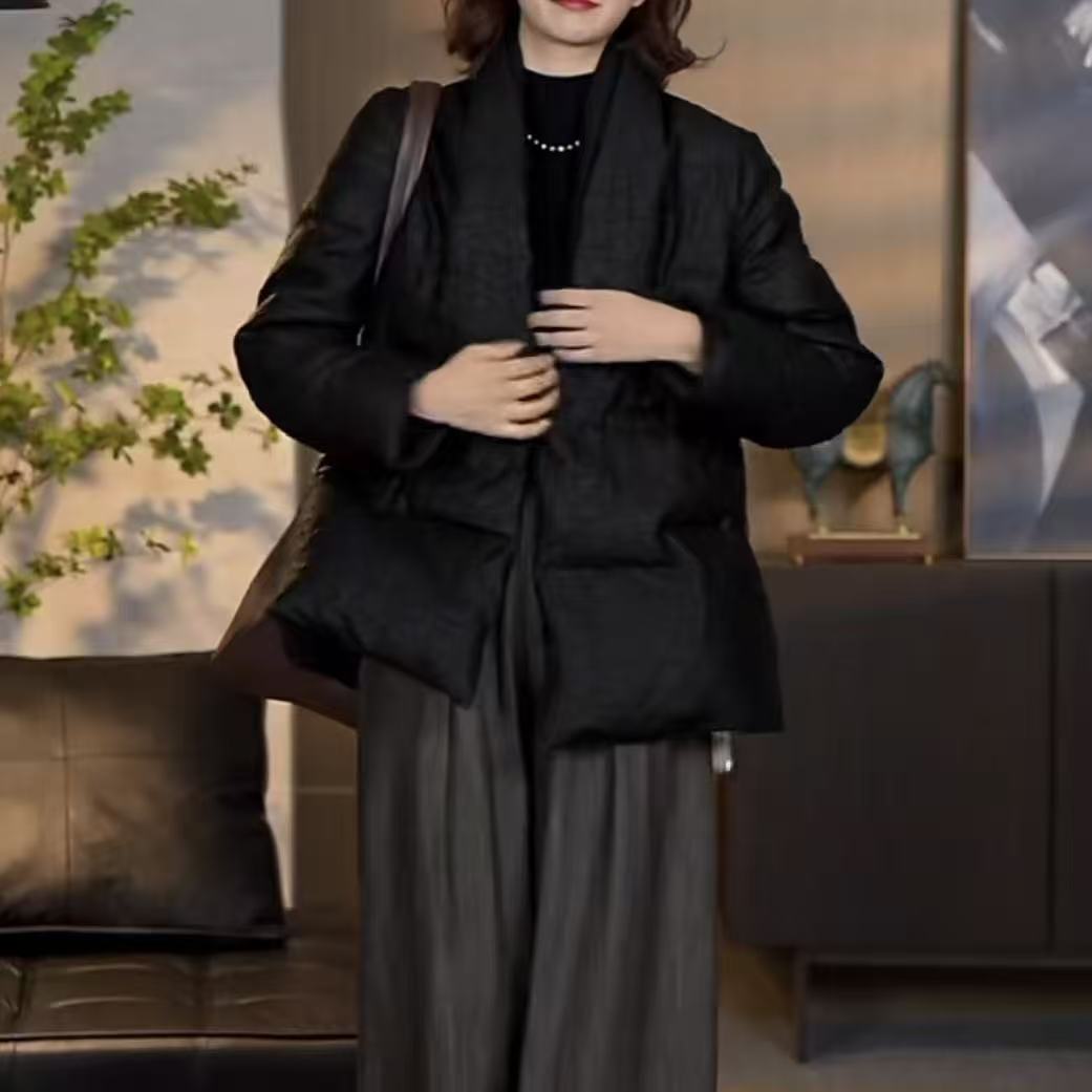【轻奢•紫衍】NN142-时尚女装设计感羽绒马甲显瘦休闲百搭气质百搭