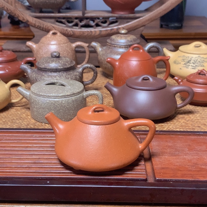 茶壶紫砂子冶石瓢