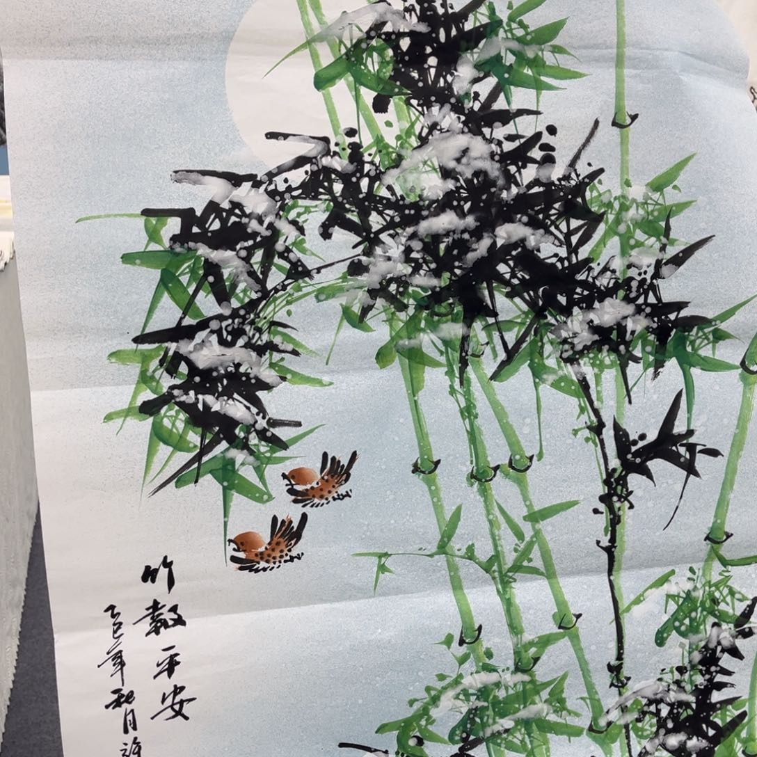 国画宣纸国画手绘作品