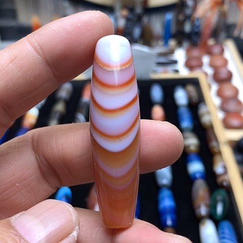 玛瑙/玉髓颈饰合金