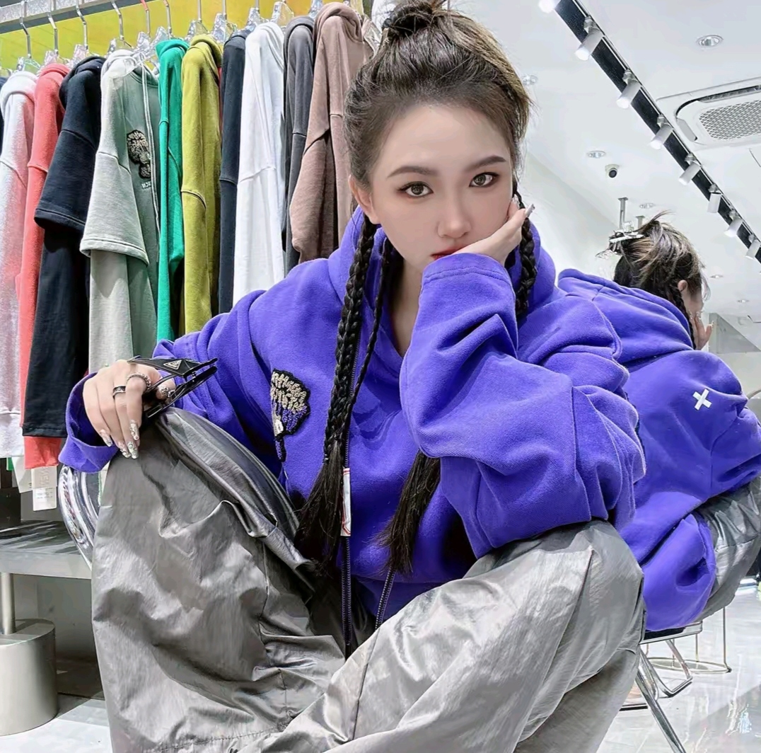 6系网红情侣百搭春秋休闲时尚外套加绒加绒宽松