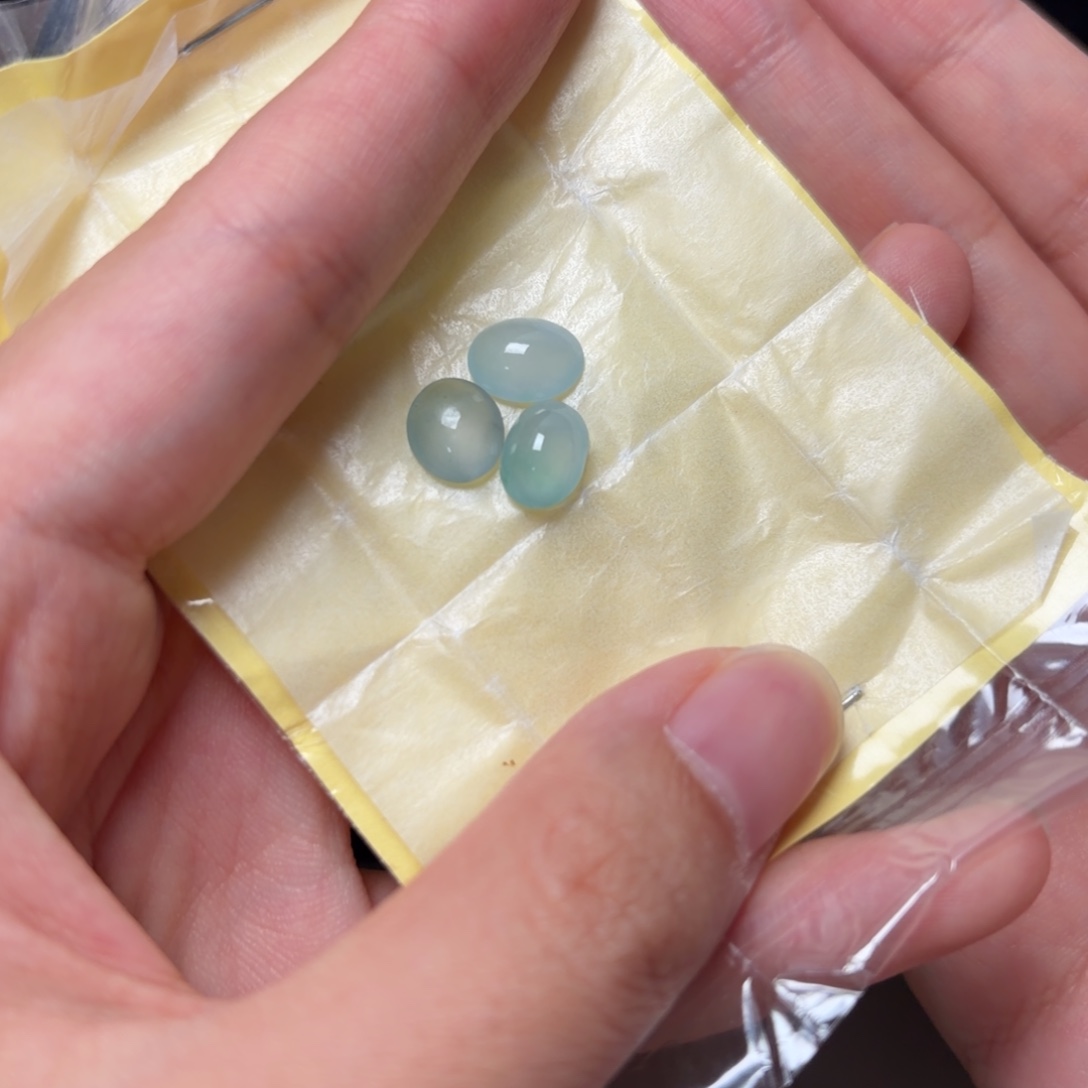 翡翠散珠翡翠裸石蛋面10号