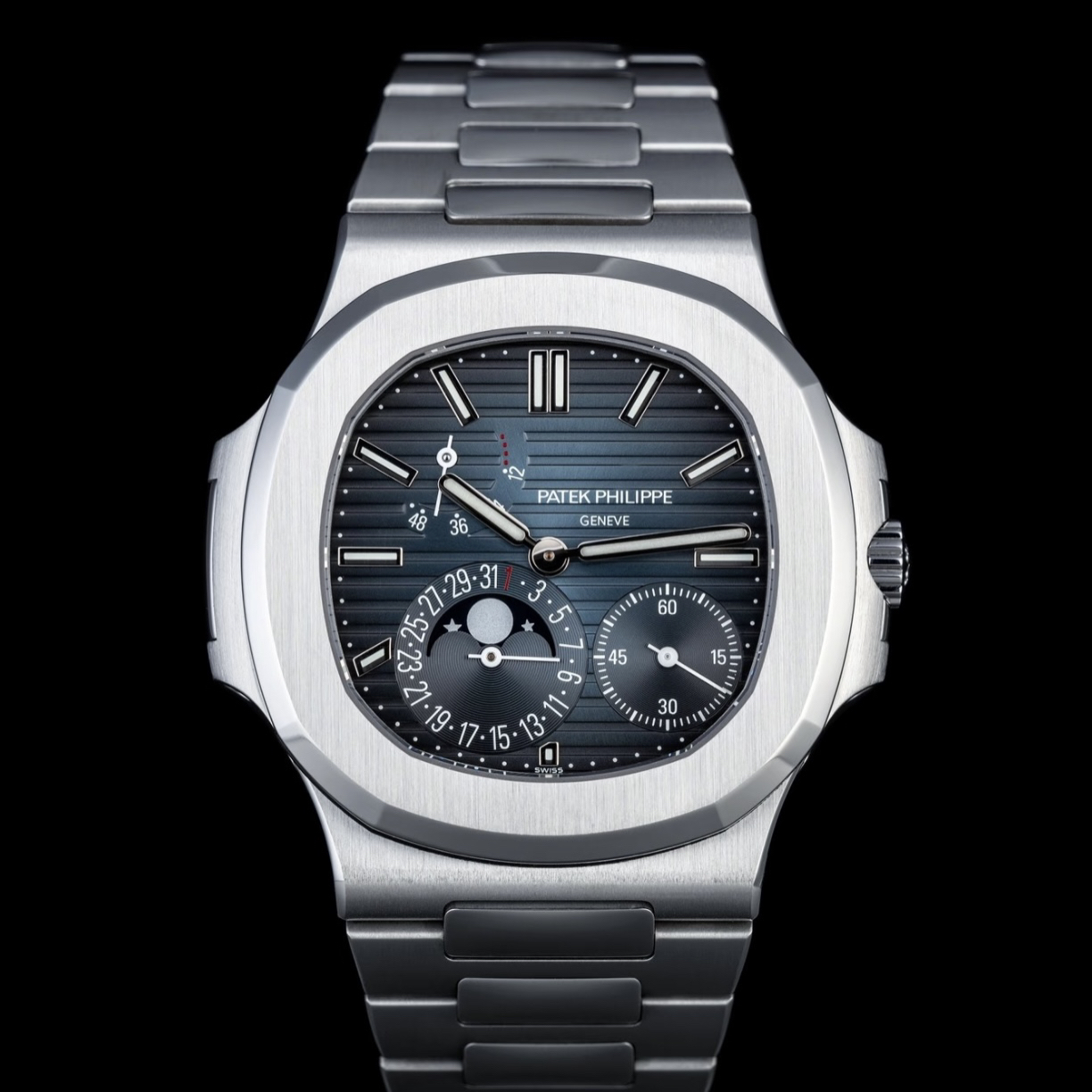 99新 Rolex/劳力士 百达翡丽5712a-001鹦鹉螺 24年新扣全套全长