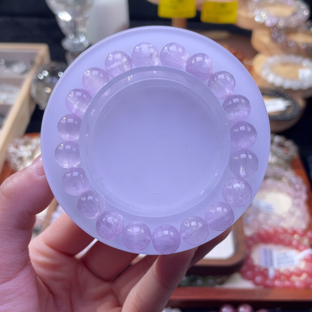 锂辉石手链未镶嵌9mm  65