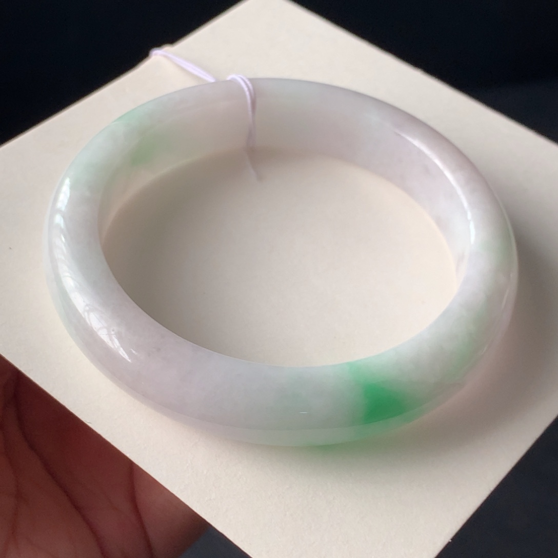 翡翠未镶嵌手镯14号55.4-12-8.4