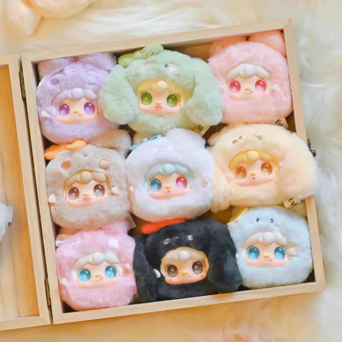 【猫猫拆盒】毛绒大乱炖系列_潮玩盲盒摆件萌粒