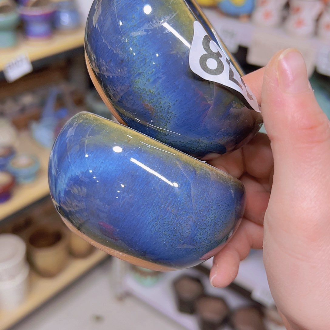 红陶陶瓷花盆当场满12包邮