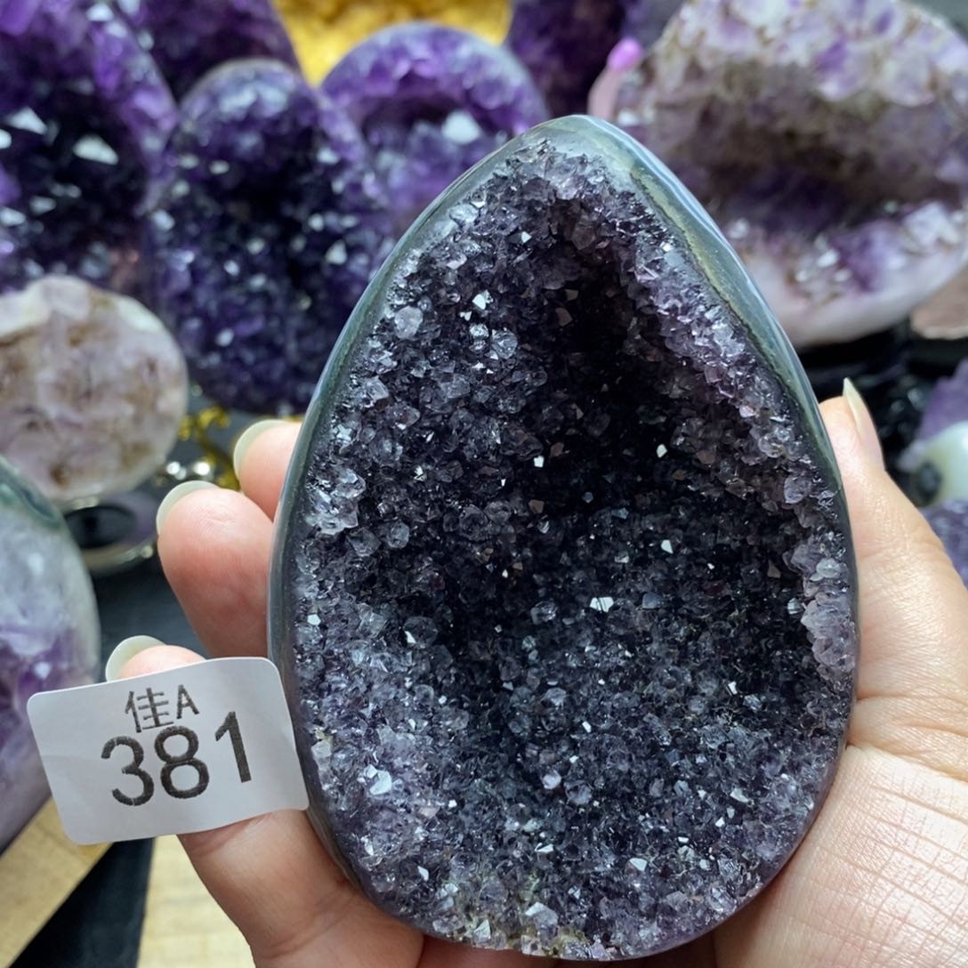 未镶嵌大型摆件（非配饰）紫晶星****间