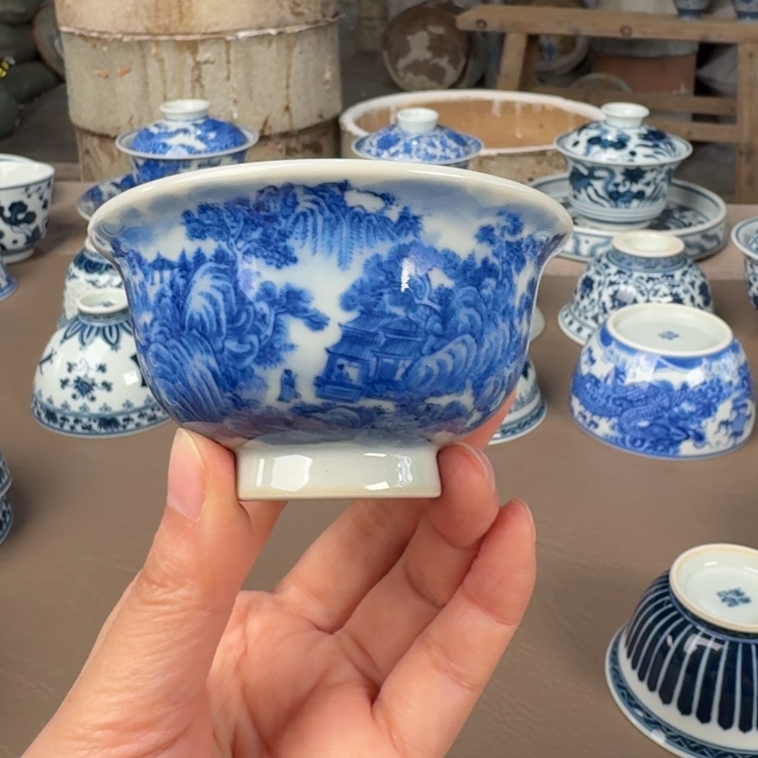 景德镇陶瓷手工手绘