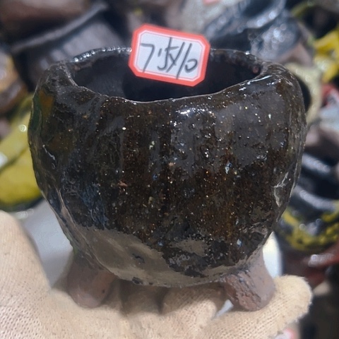 粗陶花盆手工花盆