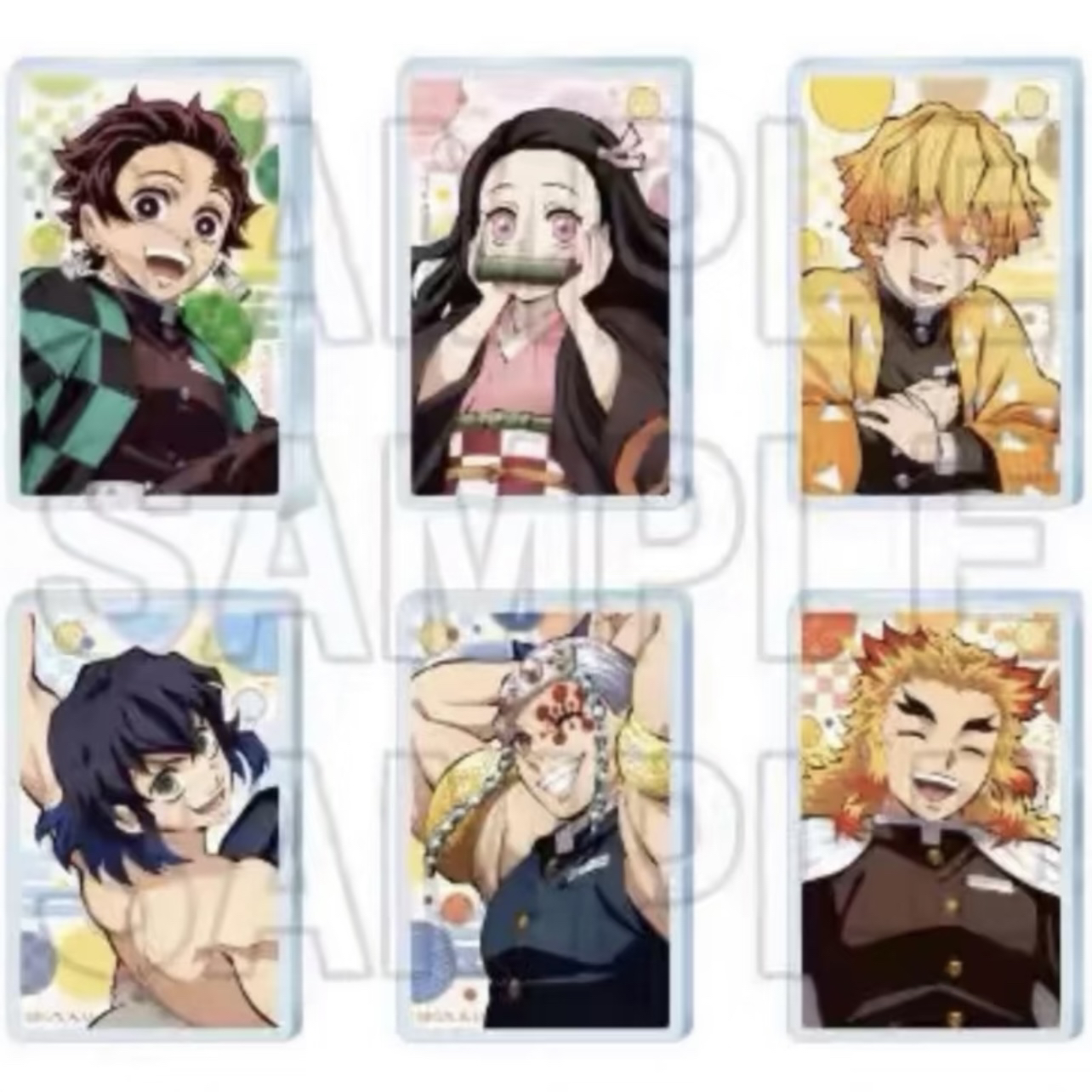 鬼灭之刃全集中展亚克力冰箱贴【盲盒代拆】