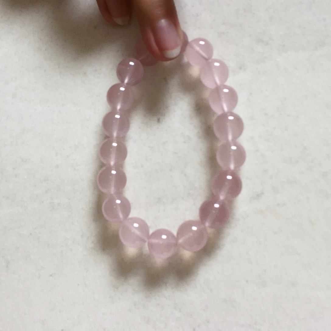 水晶手串未镶嵌简单