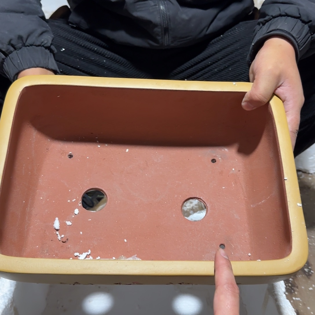 紫砂花盆口径28 20高度10