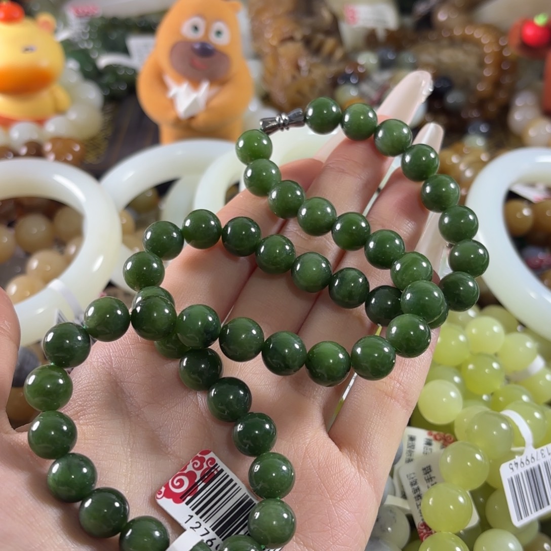 和田玉未镶嵌手链79