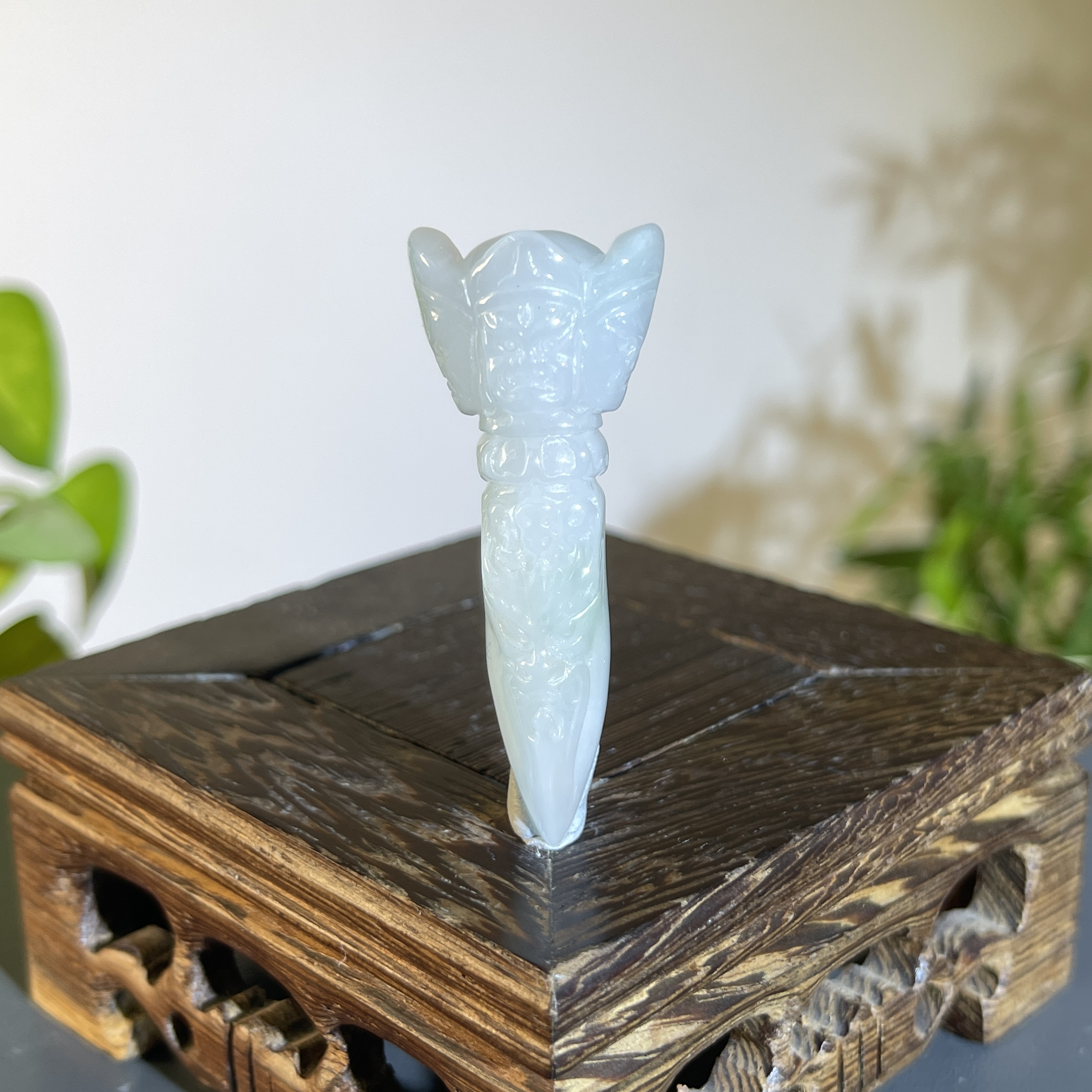 JTW18-29 天然缅甸A货翡翠 降魔杵